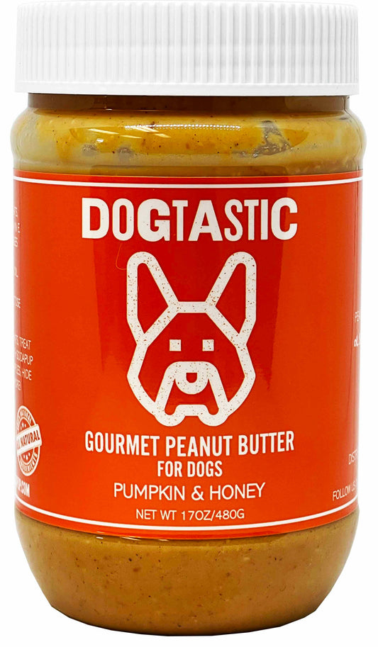 Beurre de cacahuète Gourmet pour chiens - Saveur citrouille & miel