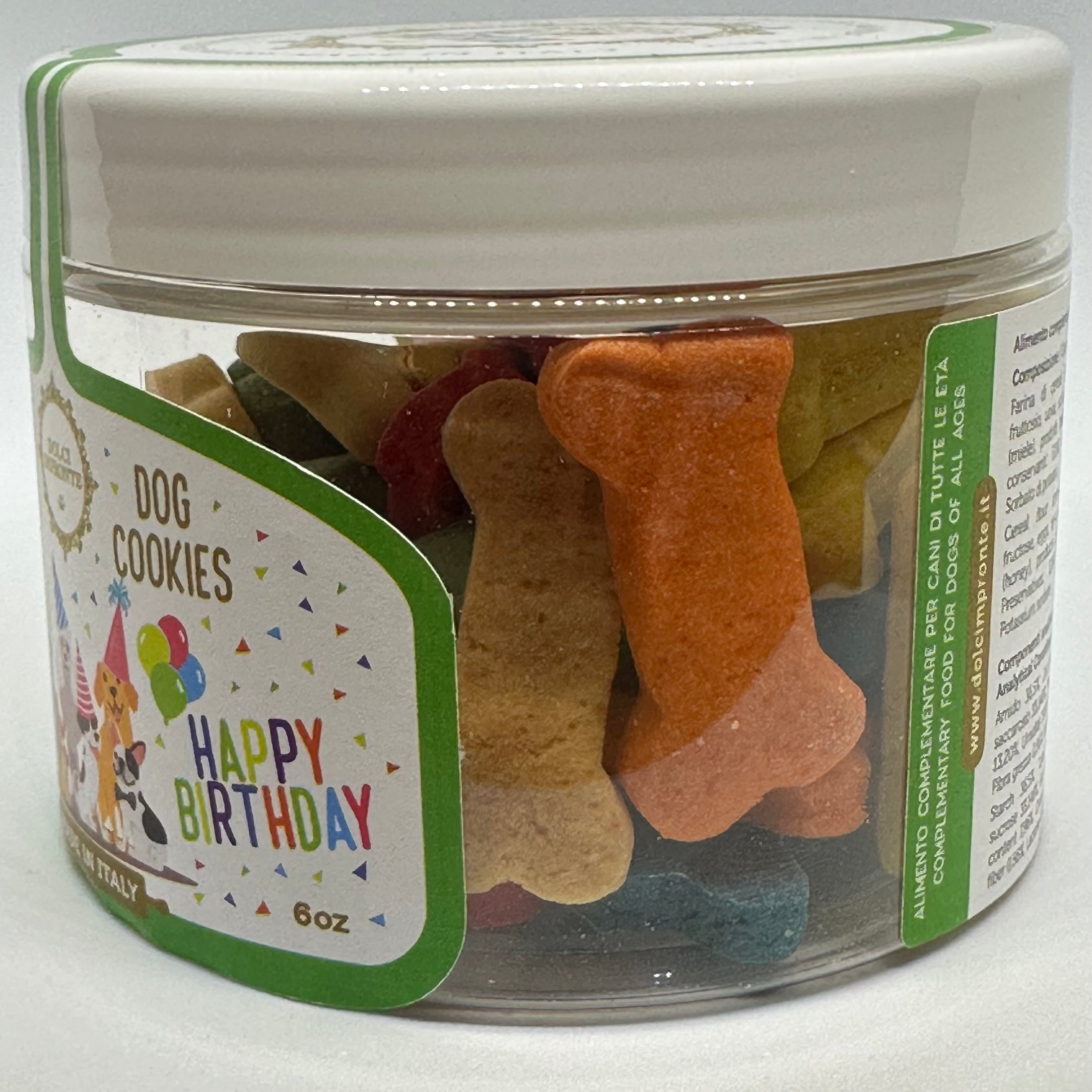 Biscuits multicolores d'anniversaire pour chien - 🎂