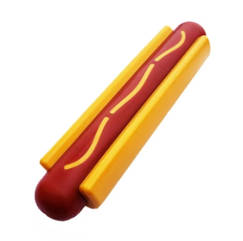 Jouet à mâcher pour chien - hot-dog 🌭